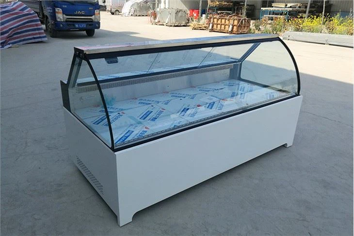 Air Cooling Meat Showcase Fridge
