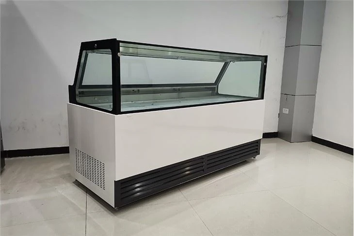 Square Glass Meat Showcase