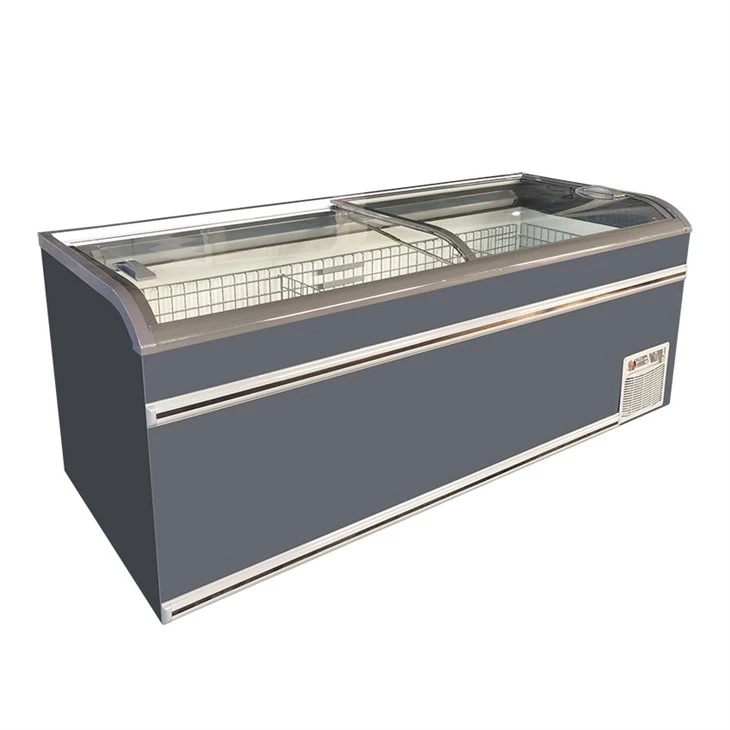 Commercial Deep Chest Freezer Ice Cream Display Freezer